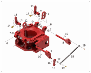 Type E Spider Crankshaft System Breakdown by Keystone Energy tools